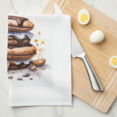 Süße Kuchen Design Geschirrtuch (Viertel Falte)