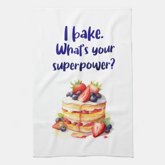 Süße Kuchen Design Geschirrtuch (Vertikal)
