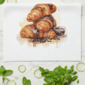 Süße Kuchen Design Geschirrtuch (Gefaltet)