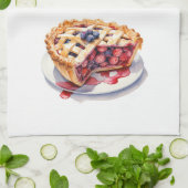 Süße Kuchen Design Geschirrtuch (Gefaltet)