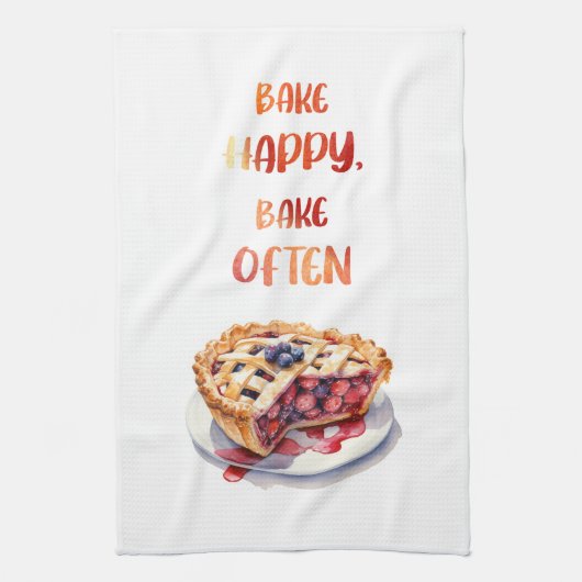 Süße Kuchen Design Geschirrtuch (Vertikal)