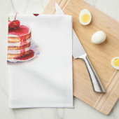 Süße Kuchen-Design Geschirrtuch (Viertel Falte)