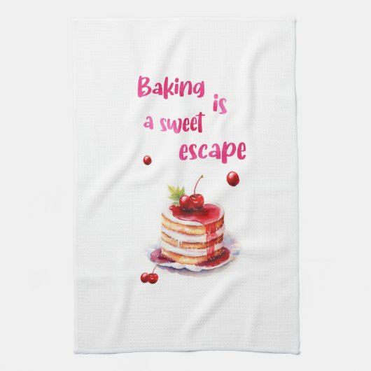 Süße Kuchen-Design Geschirrtuch (Vertikal)