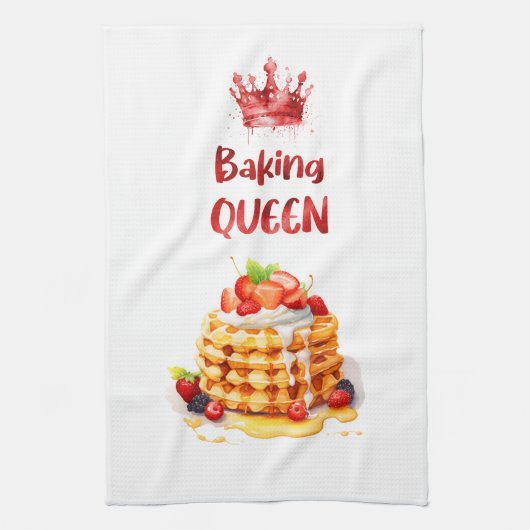 Süße Kuchen Design Geschirrtuch (Vertikal)