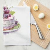 Süße Kuchen-Design Geschirrtuch (Viertel Falte)