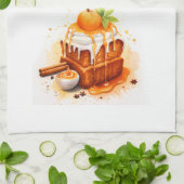 Süße Kuchen Design Geschirrtuch (Gefaltet)