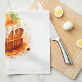 Süße Kuchen Design Geschirrtuch (Viertel Falte)