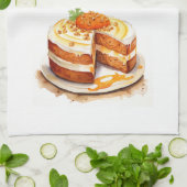 Süße Kuchen-Design Geschirrtuch (Gefaltet)