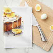 Süße Kuchen Design Geschirrtuch (Viertel Falte)
