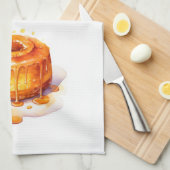 Süße Kuchen-Design Geschirrtuch (Viertel Falte)