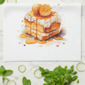 Süße Kuchen-Design Geschirrtuch (Gefaltet)