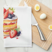 Süße Kuchen Design Geschirrtuch (Viertel Falte)