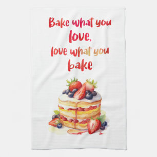 Süße Kuchen Design Geschirrtuch
