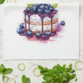Süße Kuchen-Design Geschirrtuch (Gefaltet)