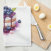Süße Kuchen-Design Geschirrtuch (Viertel Falte)