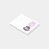 Süße Kuchen Design Post-it Klebezettel (angewinkelt)