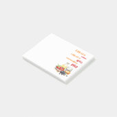 Süße Kuchen Design Post-it Klebezettel (angewinkelt)