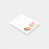 Süße Kuchen Design Post-it Klebezettel (angewinkelt)