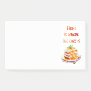 Süße Kuchen Design Post-it Klebezettel