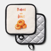 Süße Kuchen-Design Topflappen (Vorderseite/Rückseite)