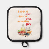 Süße Kuchen Design Topflappen (Vorderseite)