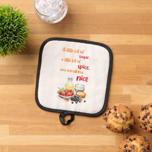 Süße Kuchen Design Topflappen (Oben Unten)