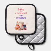 Süße Kuchen-Design Topflappen (Vorderseite/Rückseite)