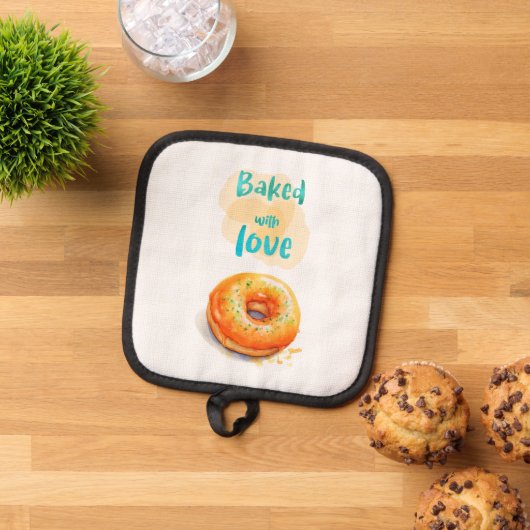Süße Kuchen-Design Topflappen (Oben Unten)