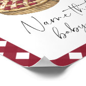 Süsse-Kuchen - Name für Babynahrung Poster (Ecke)