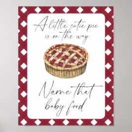 Süsse-Kuchen - Name für Babynahrung Poster