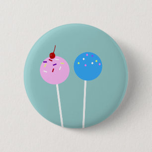 SÜSSE Kuchen-Pops-Schaltfläche Button