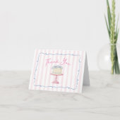 Süße Kuchen-Themen-Dankeskarten Dankeskarte (Vorderseite)