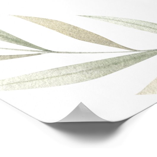 Süsse Kuchen Willkommenszeichen Poster (Ecke)