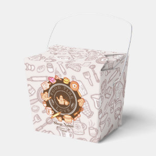 Süße Küchenartikel Braun Geschenkschachtel