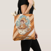 Süße Kugelfisch Kaffee- und Lesekunst Tasche (Von Nahem)