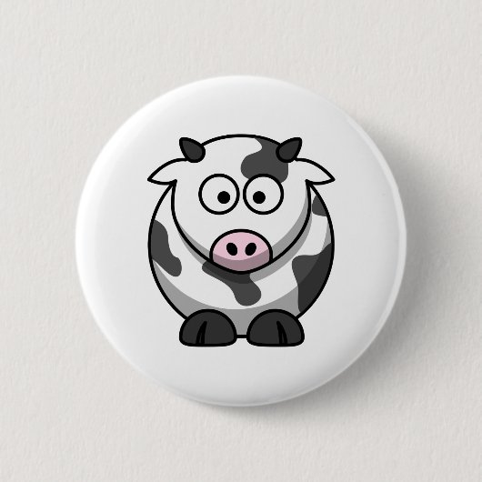 Süße Kuh Button (Vorderseite)