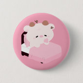 Süße Kuh Button (Vorderseite)