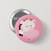 Süße Kuh Button (Vorne & Hinten)