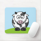 Süße Kuh Cartoon Mousepad (Mit Mouse)