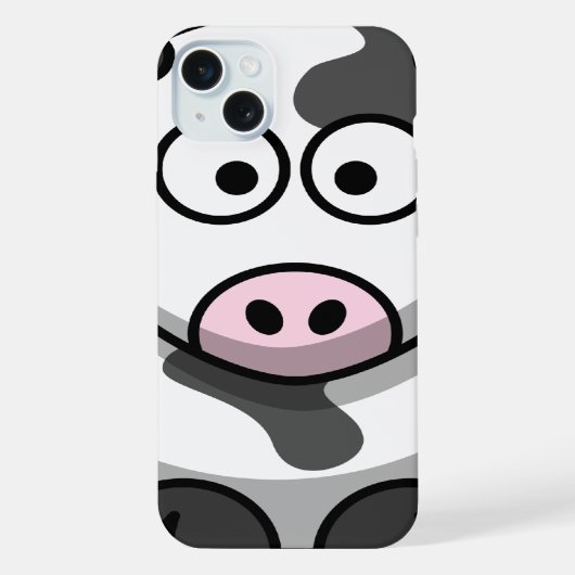 Süße Kuh iPhone Hülle (Rückseite)