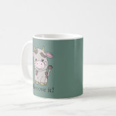Süße Kuh Kaffeetasse (Vorderseite Links)