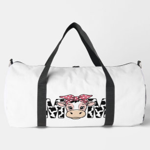 Süße Kuh-Mama-Schleife Grafikdesign_1 Duffle Bag