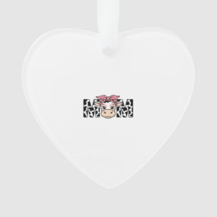 Süße Kuh-Mama-Schleife Grafikdesign_1 Ornament