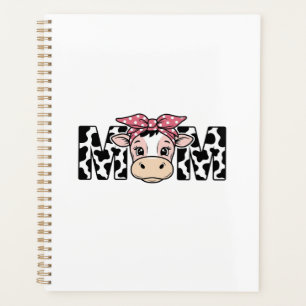Süße Kuh-Mama-Schleife Grafikdesign_1 Planer