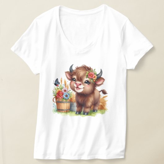 Süße Kuh T-Shirt (Ablage )