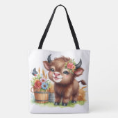 Süße Kuh Tasche (Rückseite)