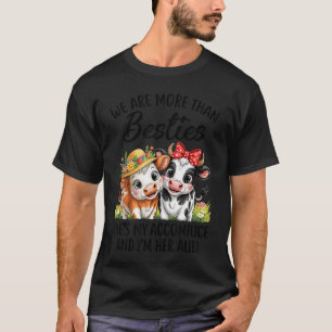 Süße Kuh Wir sind Morehan-Beste Freundinnen Lustig T-Shirt