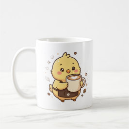 Süße Küken-Latte-Herz-Kaffeetasse Kaffeetasse
