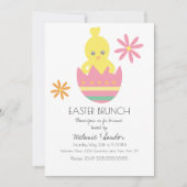 Süße Küken Ostern Eier Abendessen Brunch Einladung (Vorderseite)