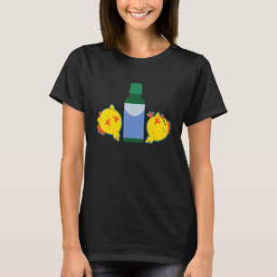 Süße Küken Schlafendes Huhn Meme T-Shirt